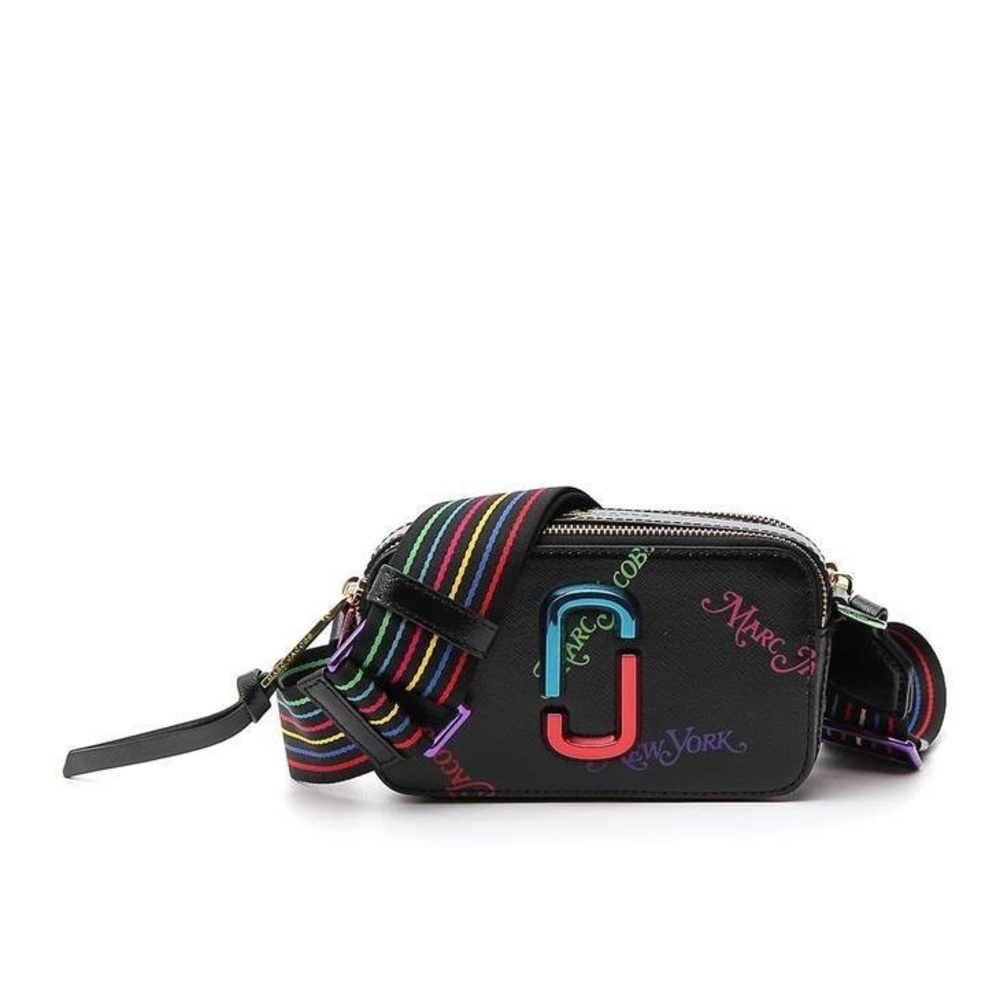 Marc Jacobs Snapshot Small Crossbody Camera Bag With Guitar Strap